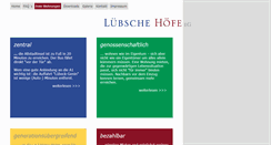 Desktop Screenshot of luebschehoefe.de