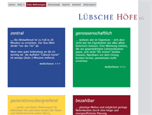 Tablet Screenshot of luebschehoefe.de